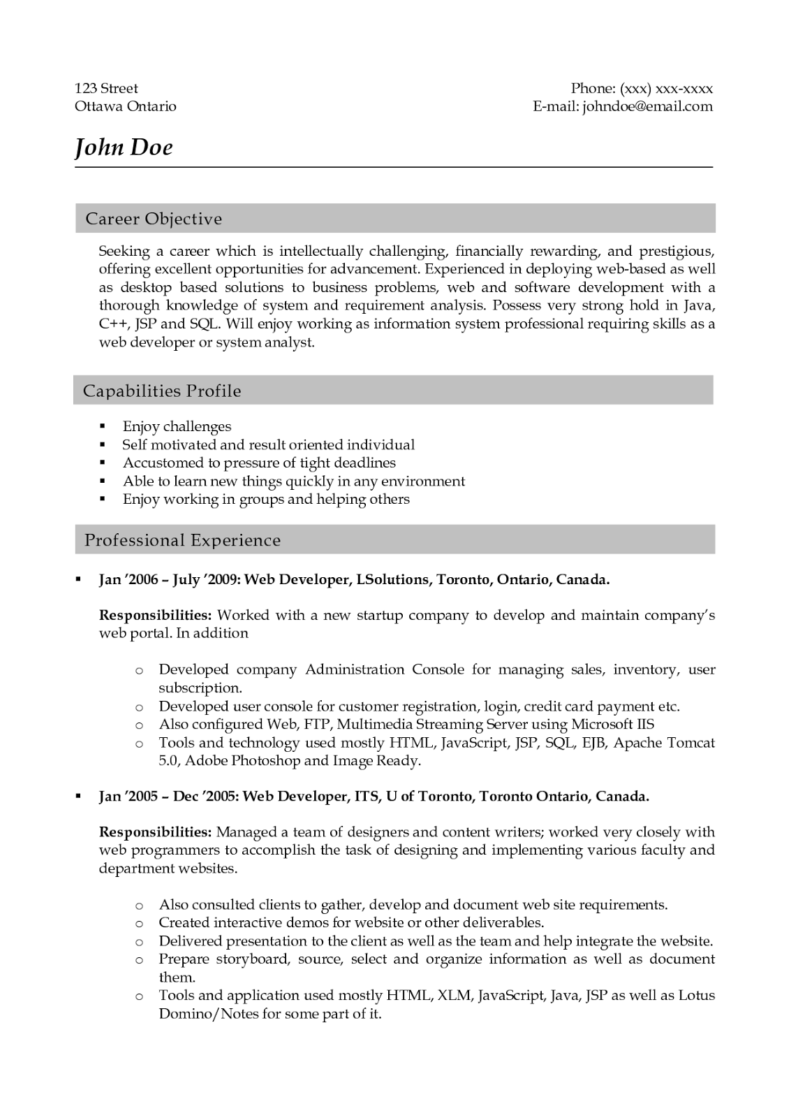 Oracle 10g rac resume